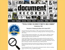 Tablet Screenshot of document-records.com